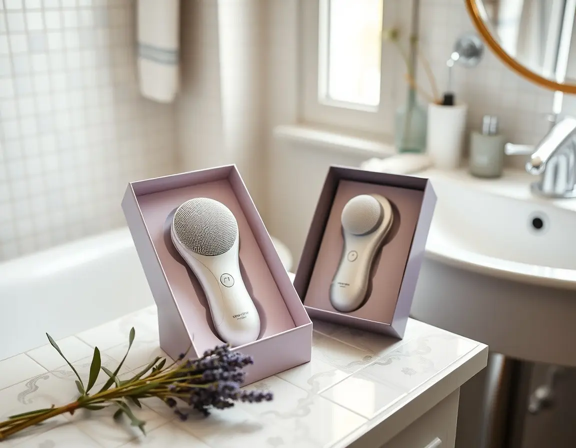 Brosse nettoyante électrique pour le visage