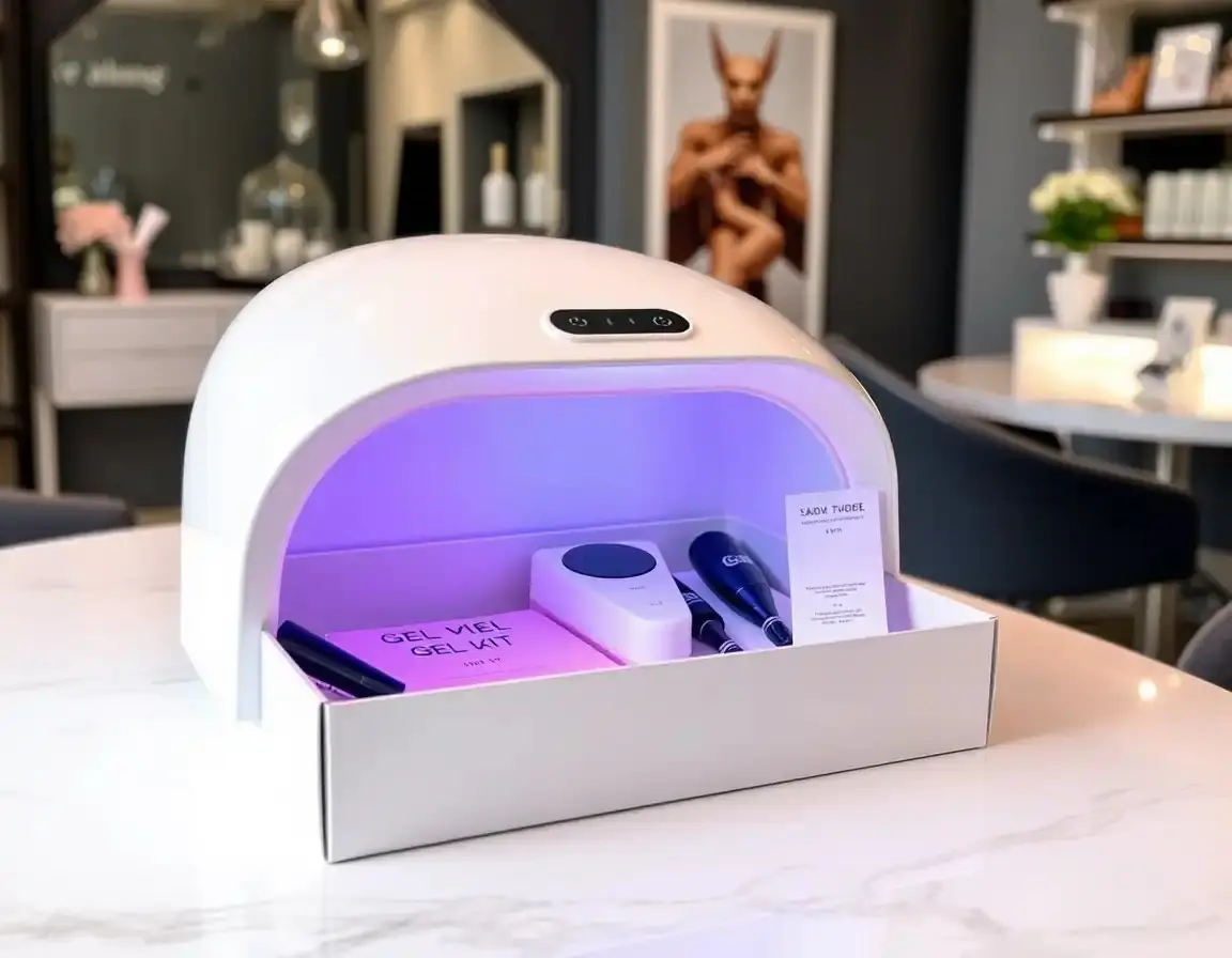 Kit lampe UV professionnel pour ongles en gel