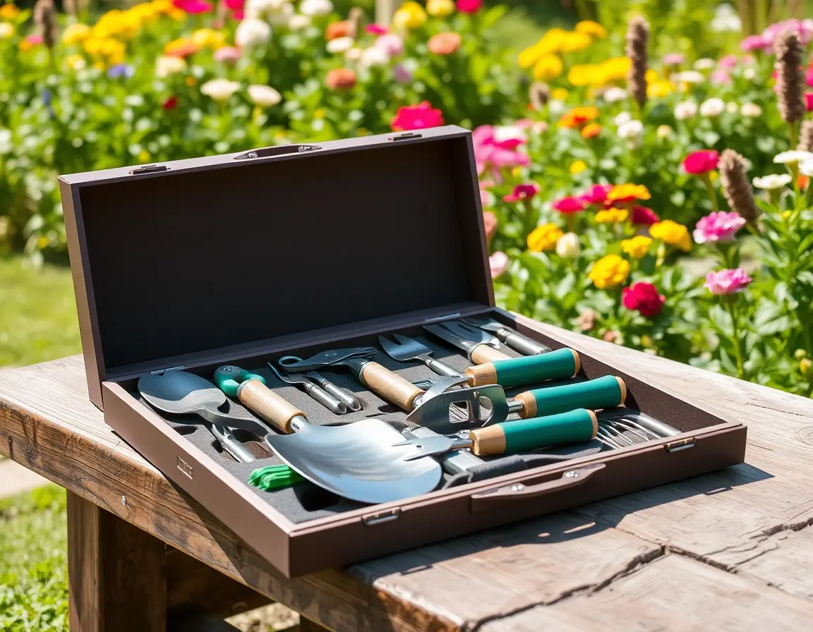 Ensemble d'Outils de Jardinage Ergonomiques