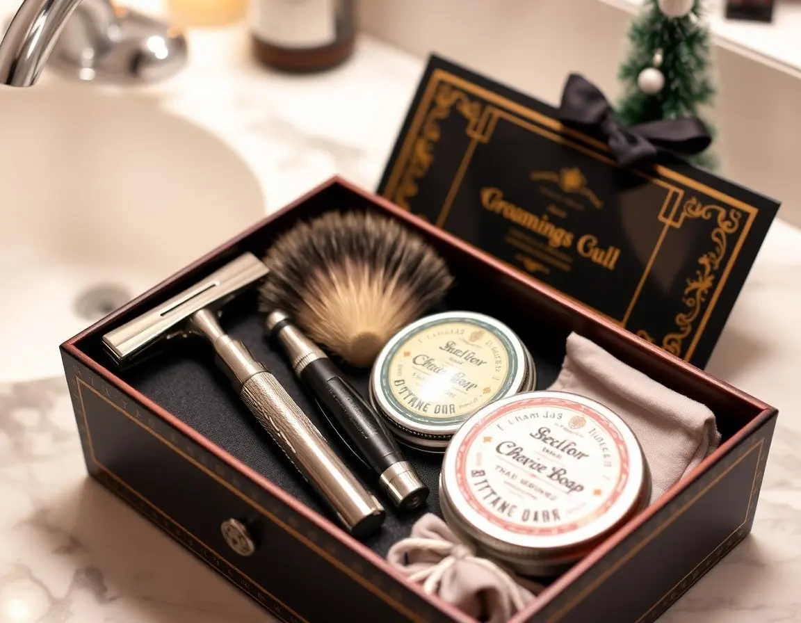 Kit de Rasage de Luxe pour Homme