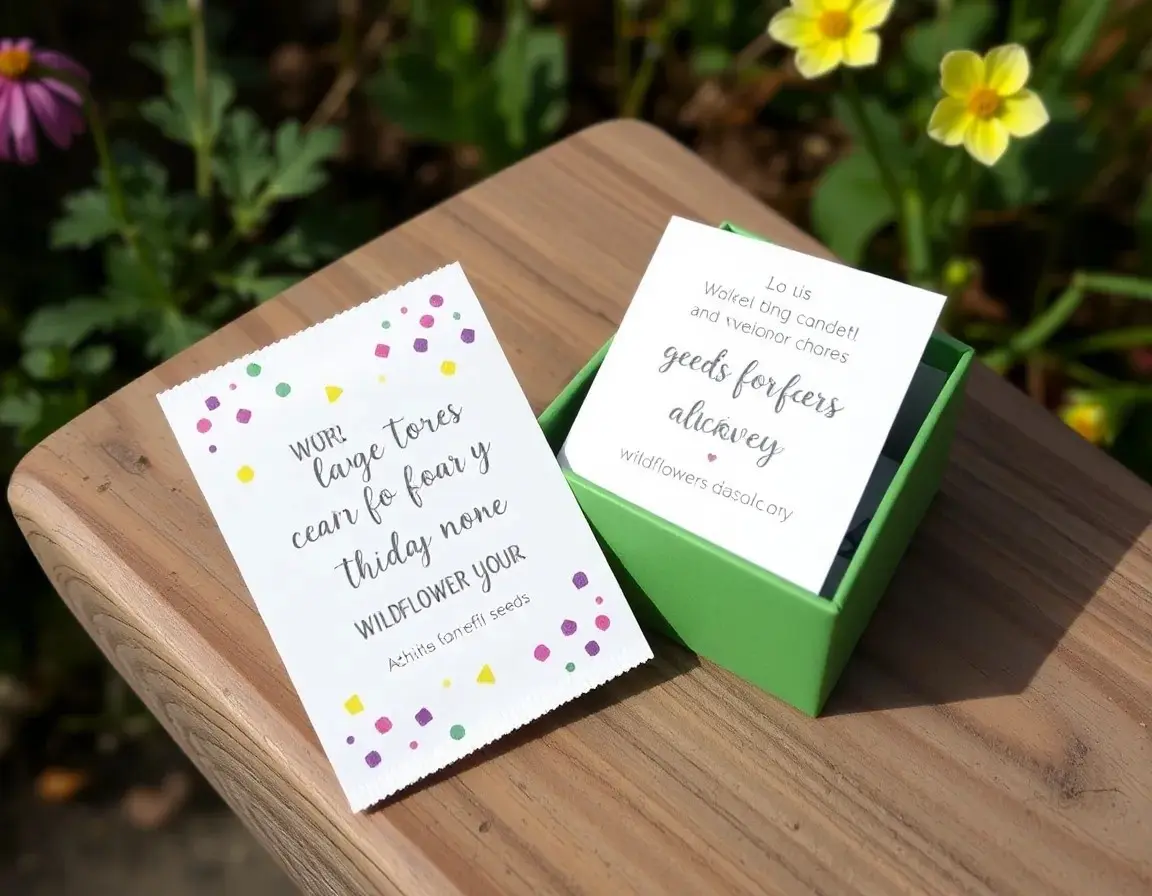 Paquet de Confettis en Papier Ensemencé (Seed Paper)