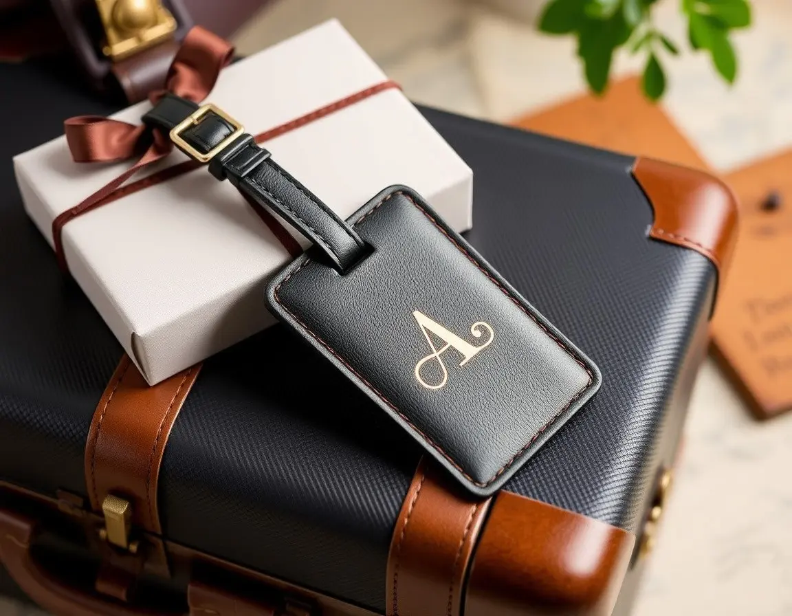 Étiquette à Bagage Élégante