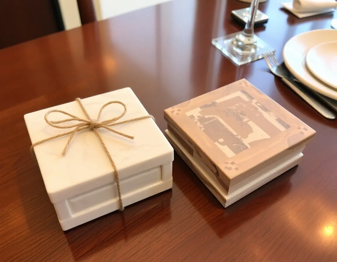 Ensemble de Sous-Verres Décoratifs (x4)