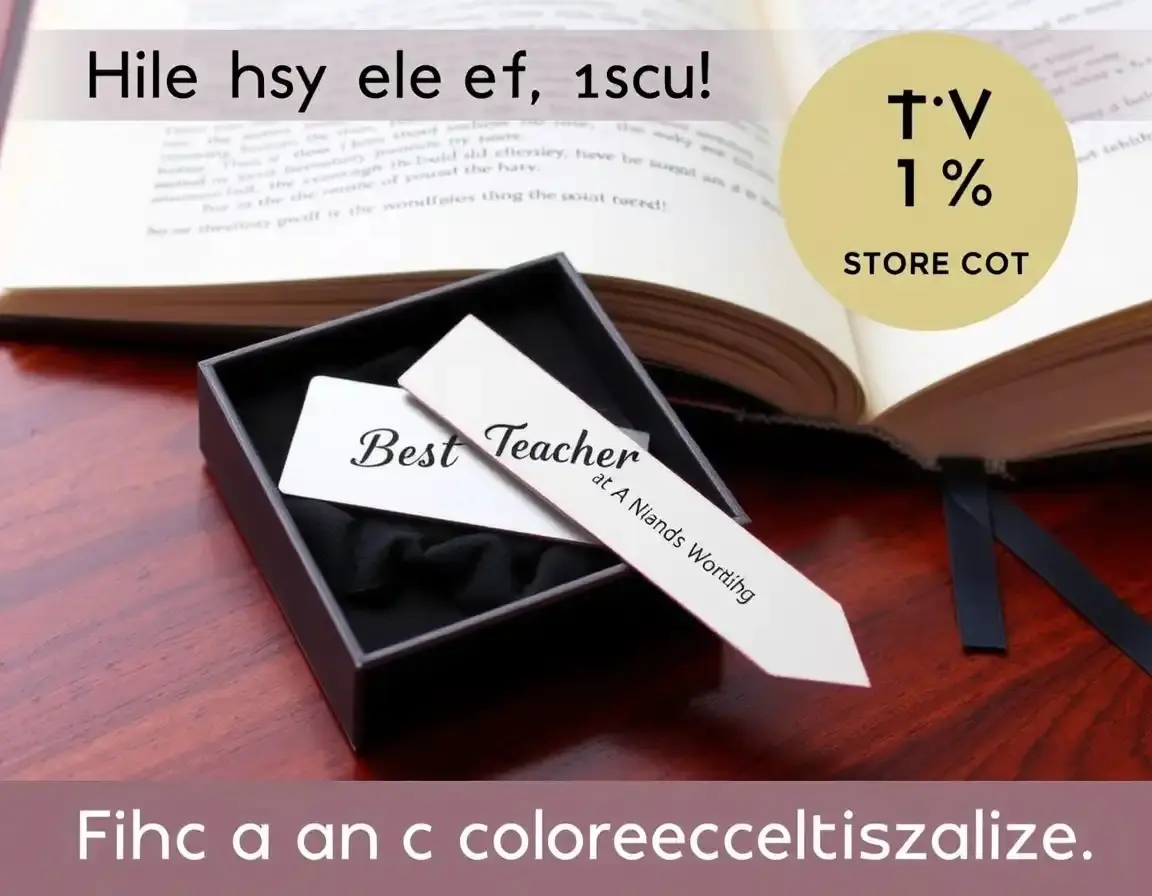 Marque-page Personnalisé 'Meilleur Prof'