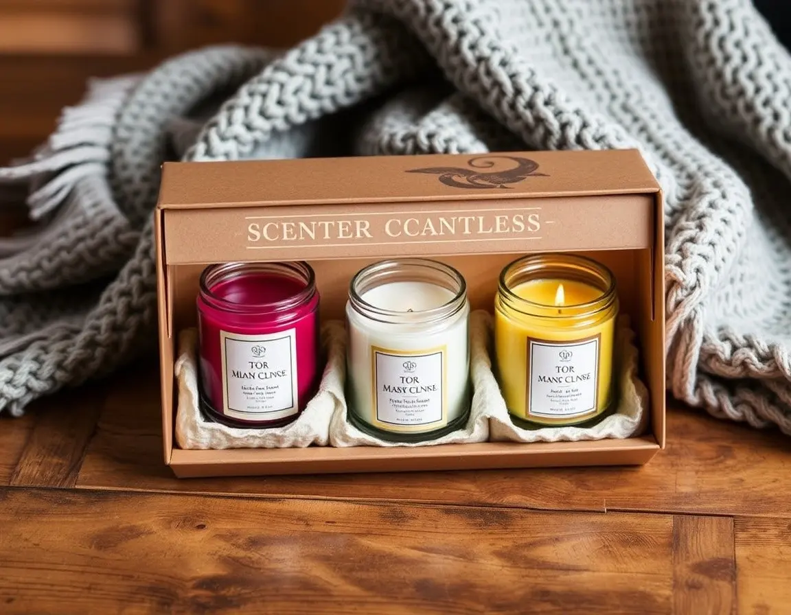 Set Cadeau de Bougies Parfumées