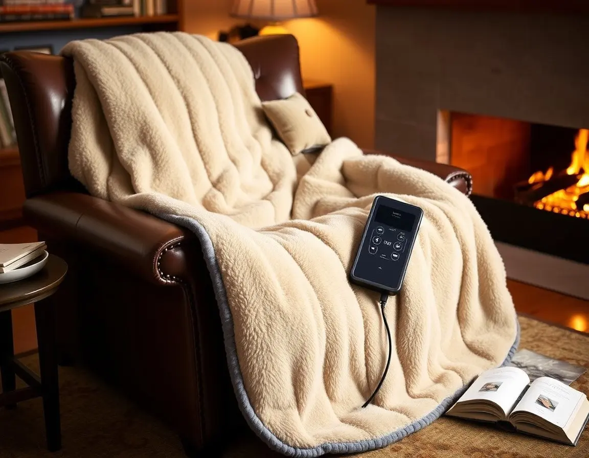 Couverture Chauffante Électrique Luxueuse