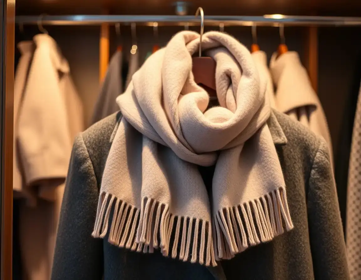 Écharpe d'Hiver Douce en Cachemire