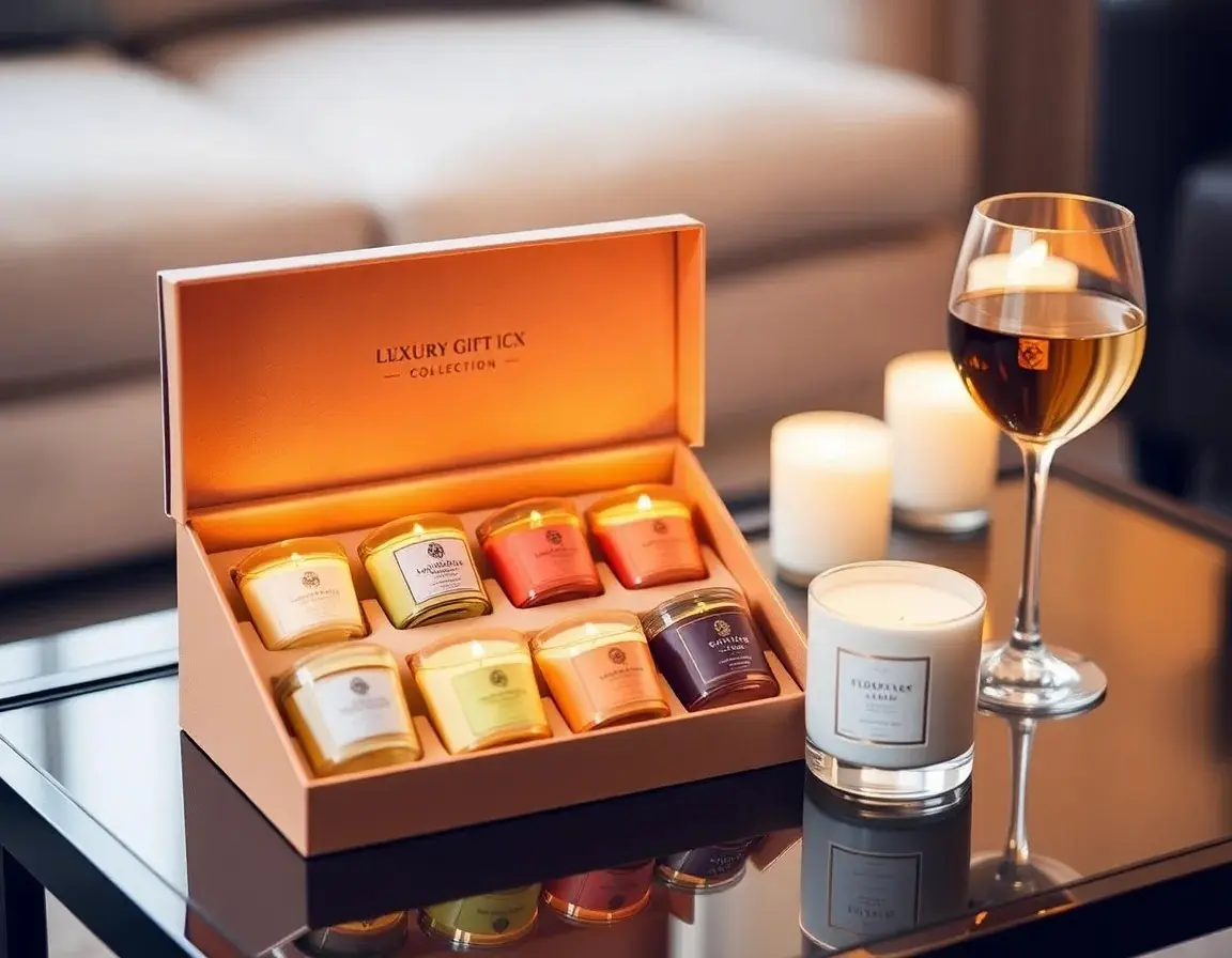 Collection de Bougies Parfumées de Luxe
