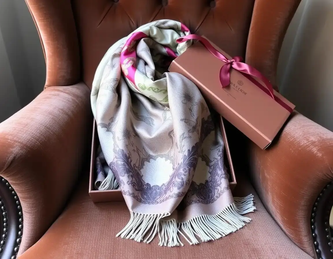 Écharpe en Soie de Luxe