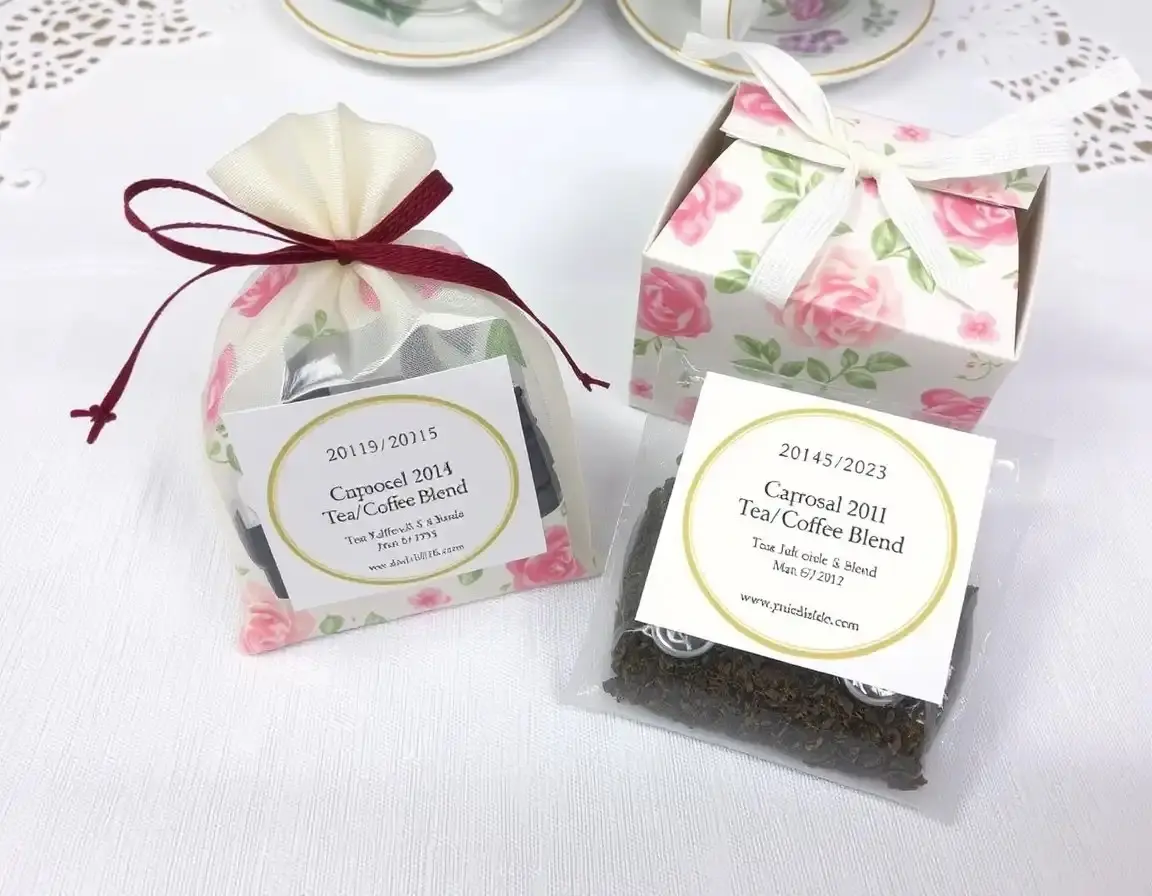 Sachets de Thé/Café Personnalisés