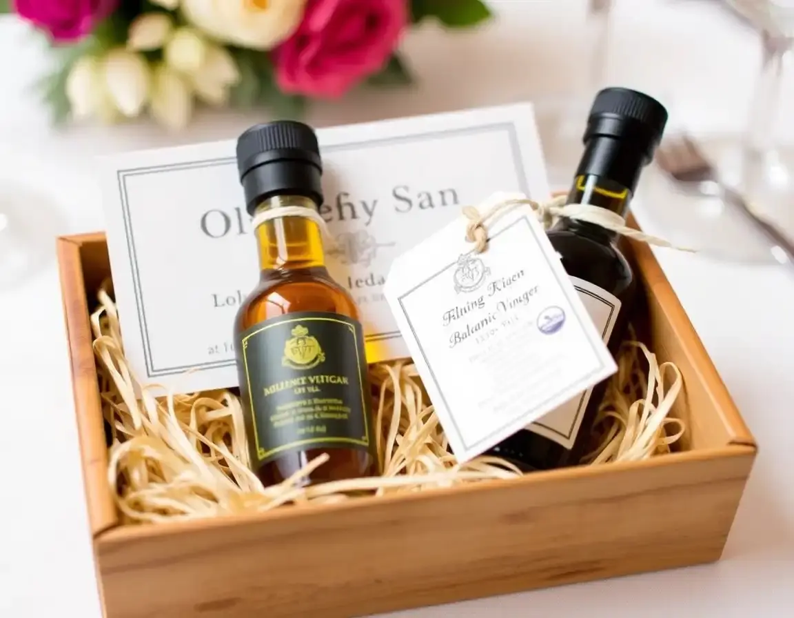 Miniatures d'Huile d'Olive et Vinaigre Balsamique Artisanaux