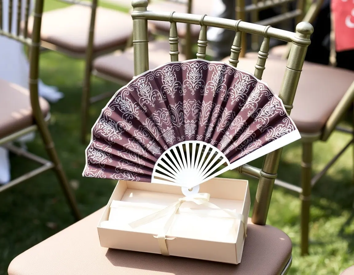 Éventail Décoratif au Design Élégant