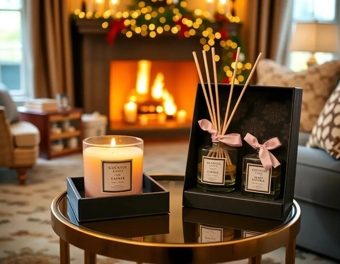 Set de Bougies et Diffuseur Parfumé