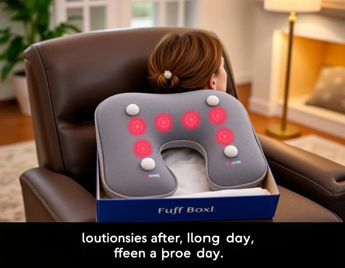 Coussin de massage confortable pour le cou et le dos