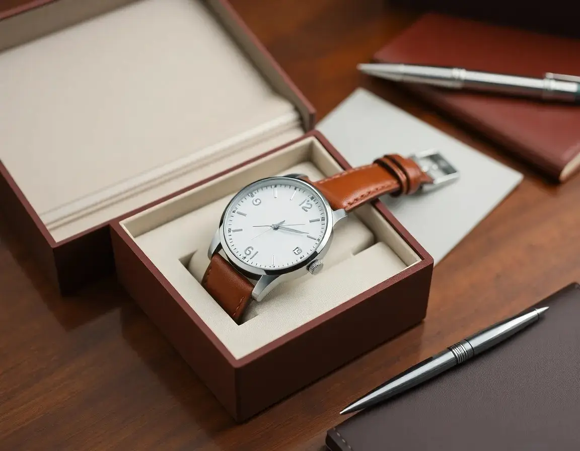 Montre en cuir de haute qualité