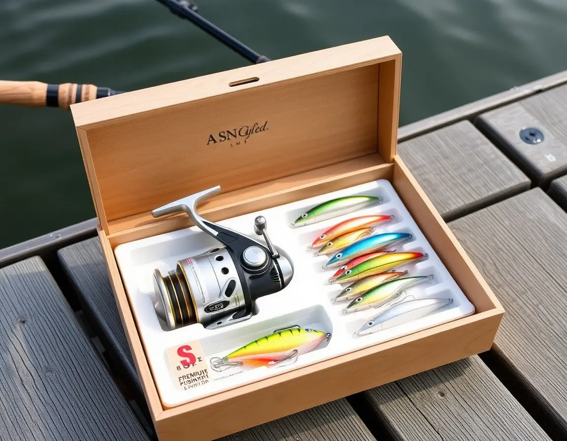 Moulinet de pêche premium ou ensemble de leurres