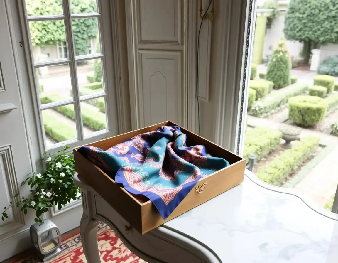 Ensemble de foulards en soie