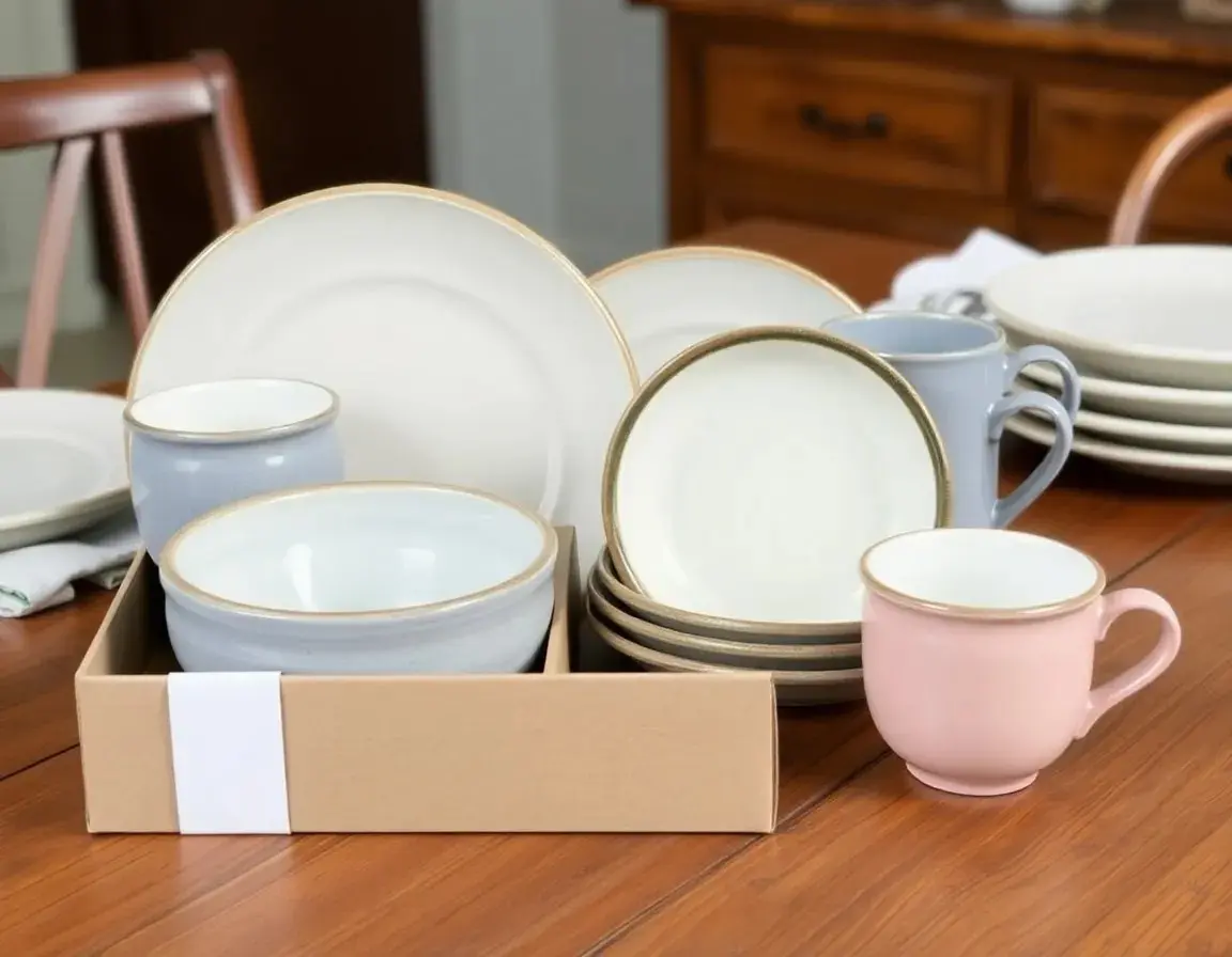 Service de Vaisselle en Céramique Artisanale