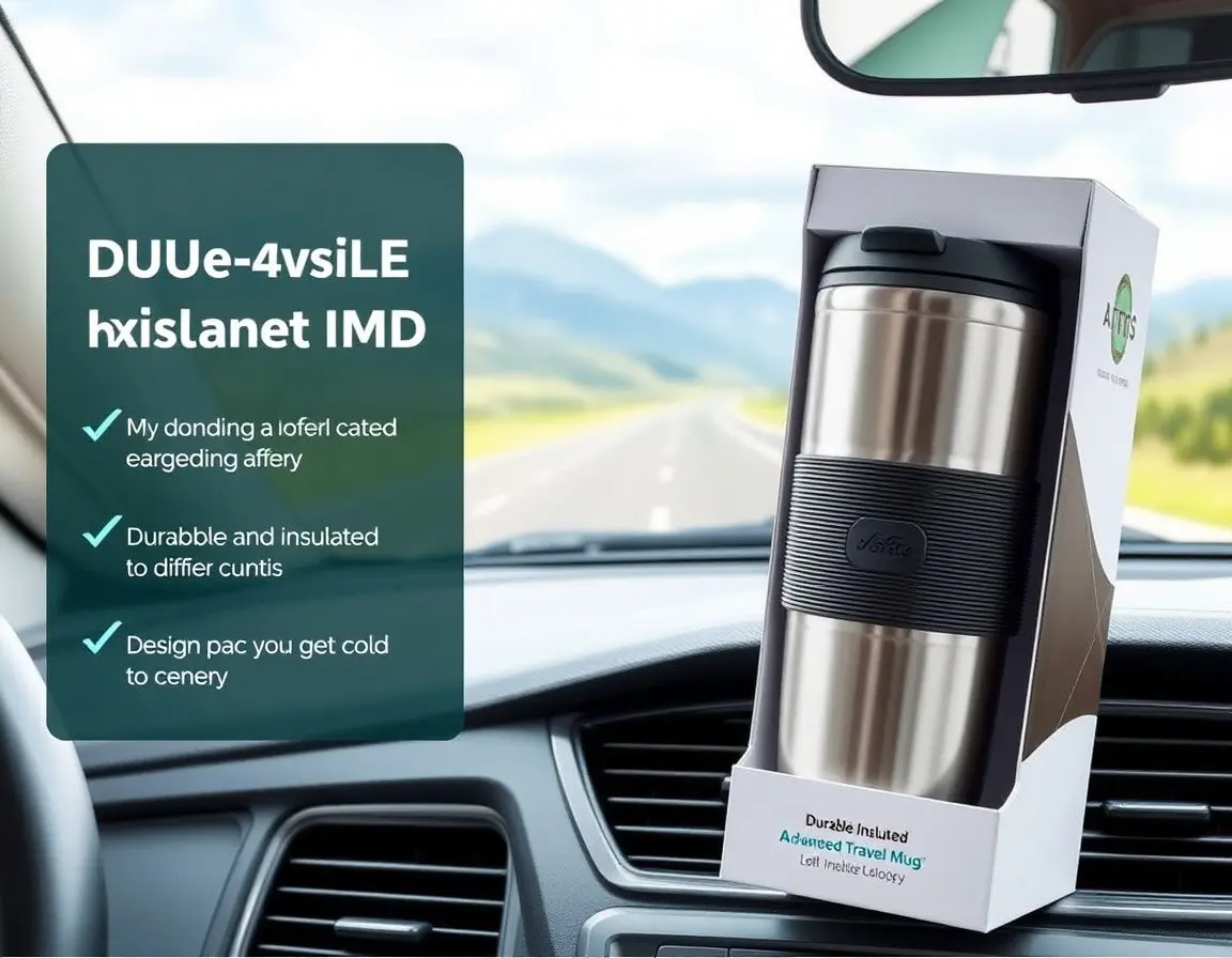 Mug de voyage isotherme pour café