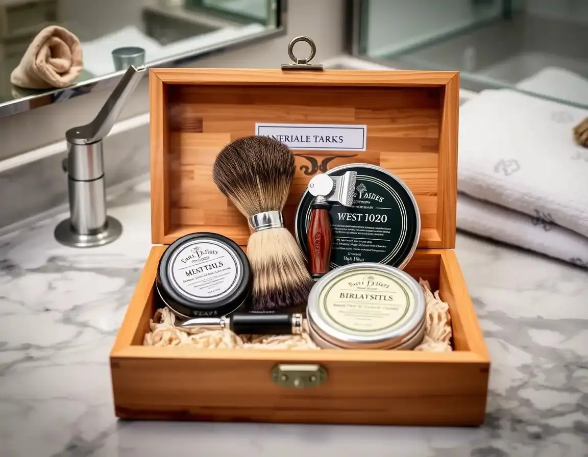 Kit de rasage de luxe pour homme