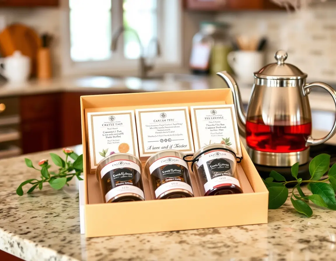 Sélection de Thés Gourmets et Infuseur