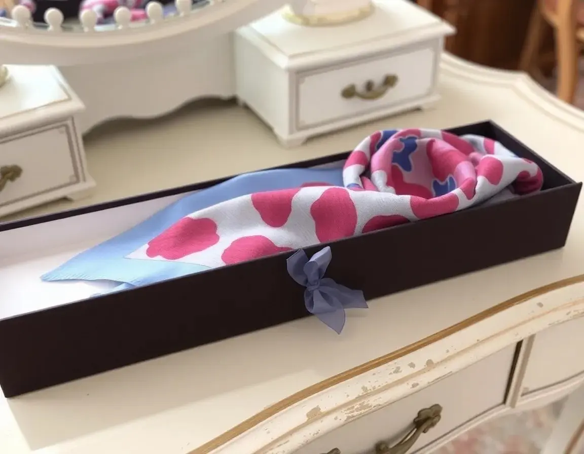 Écharpe en soie élégante