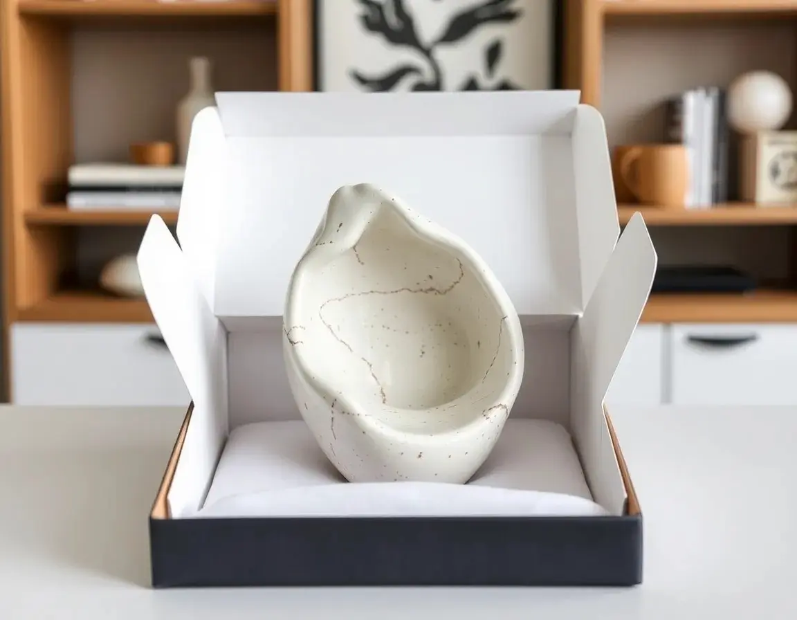 Sculpture Céramique Abstraite Déco