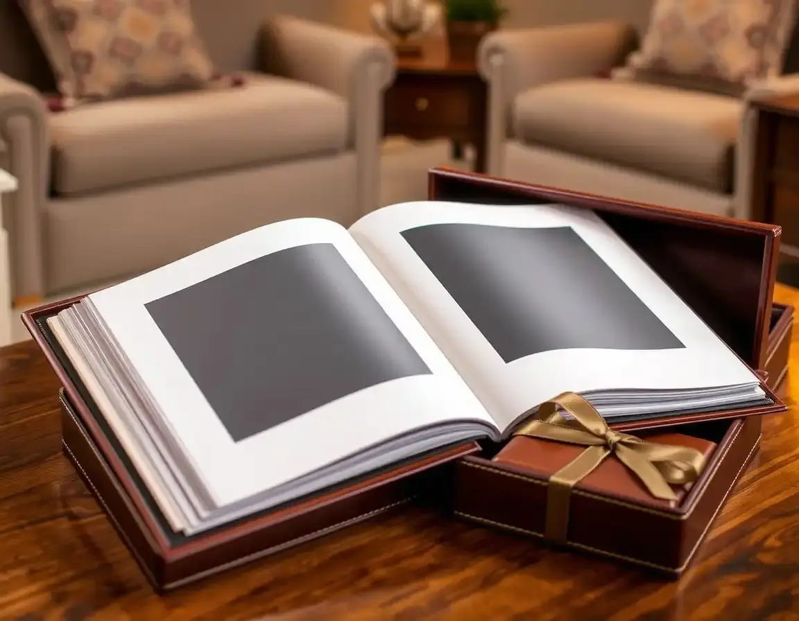 Album Photo en Cuir de Luxe