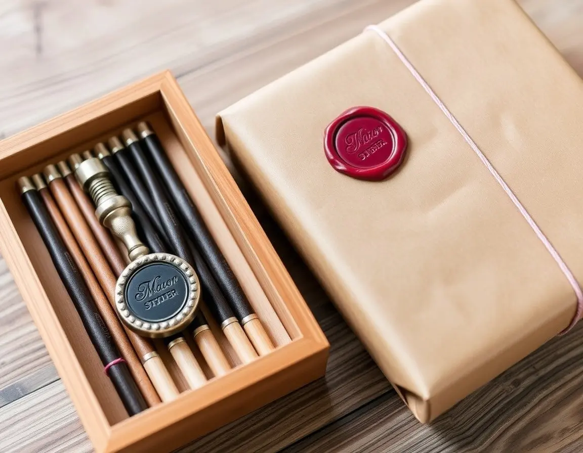 Kit de Sceau de Cire pour Cadeaux