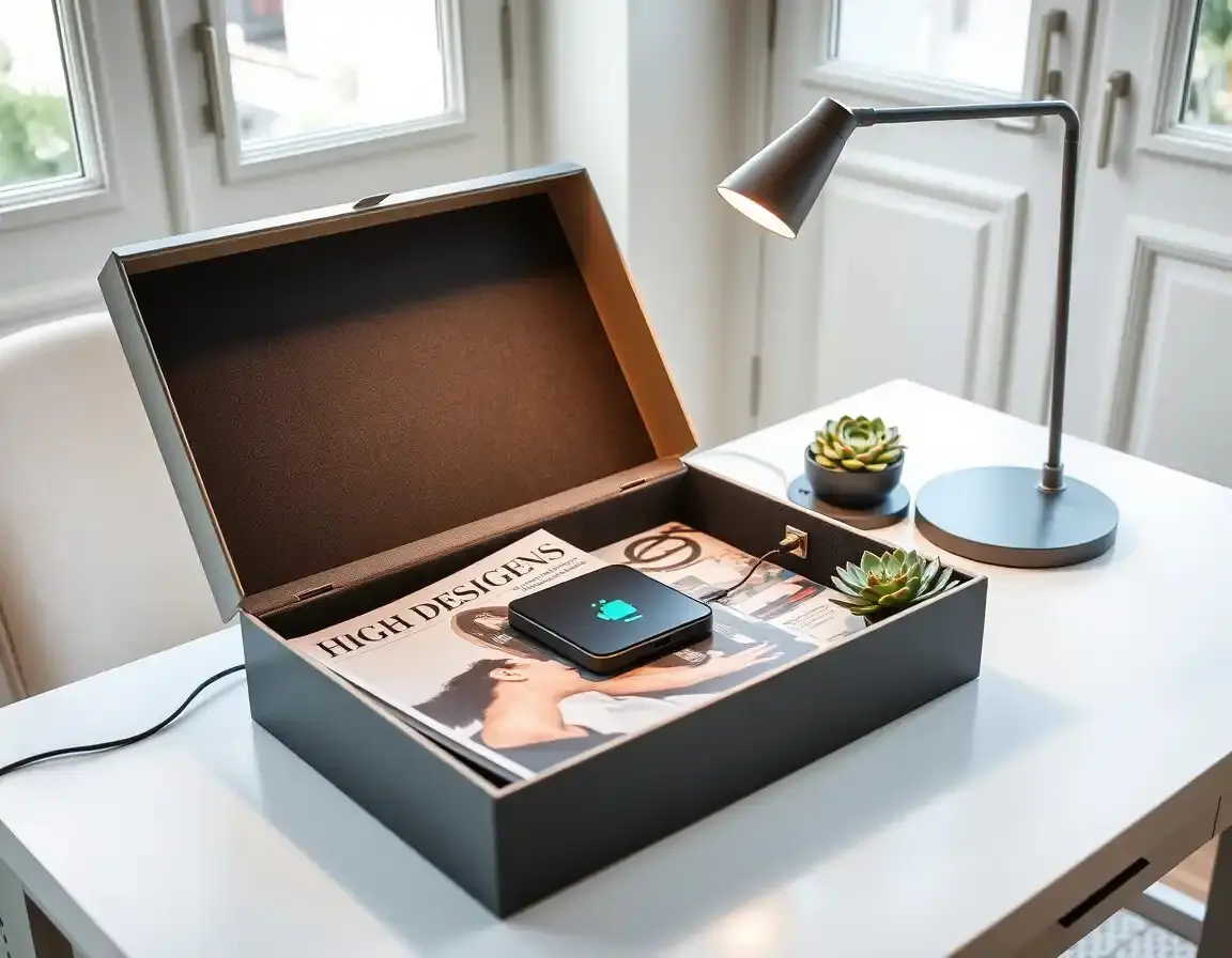 Lampe de bureau avec chargeur sans fil