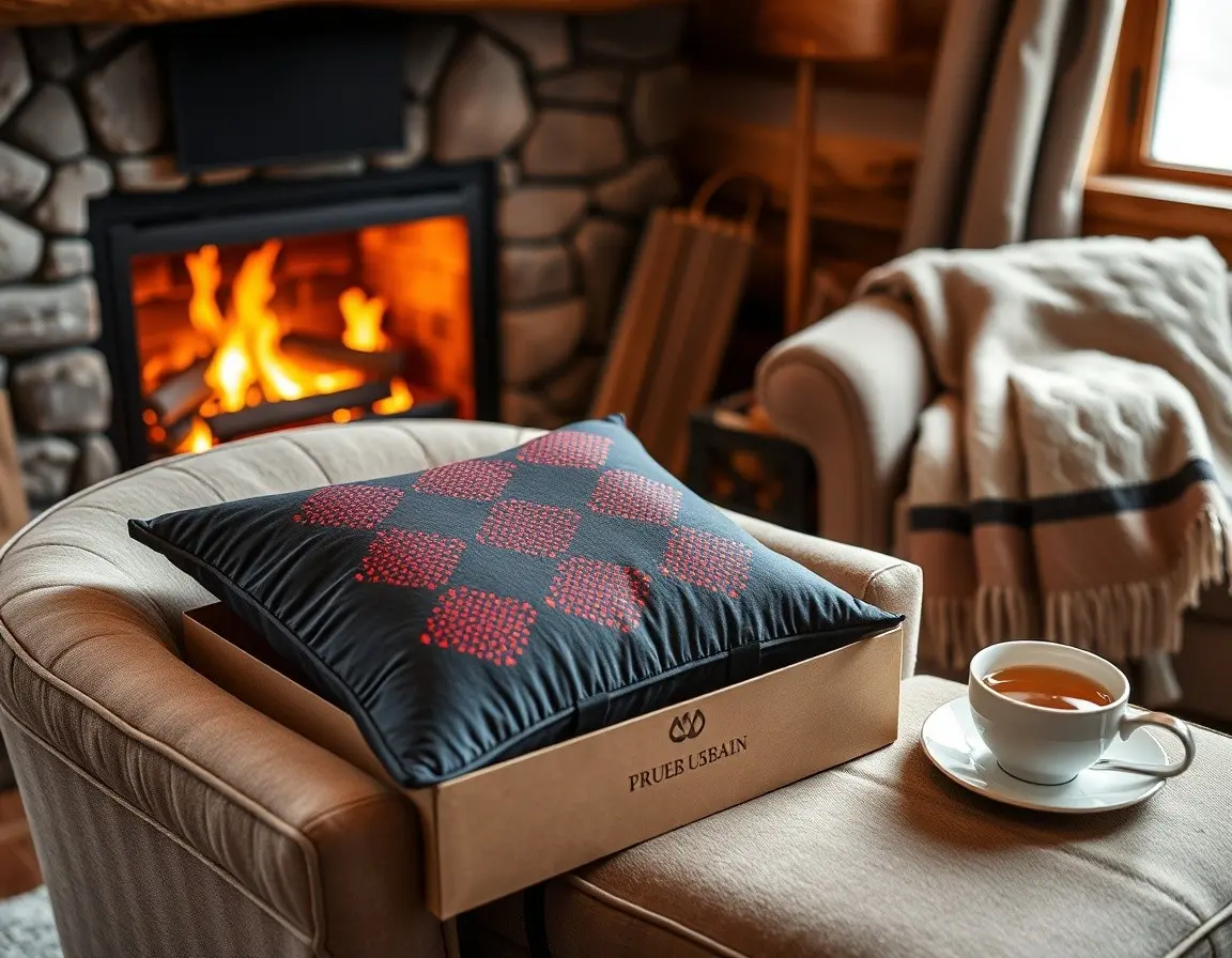 Oreiller de massage chauffant