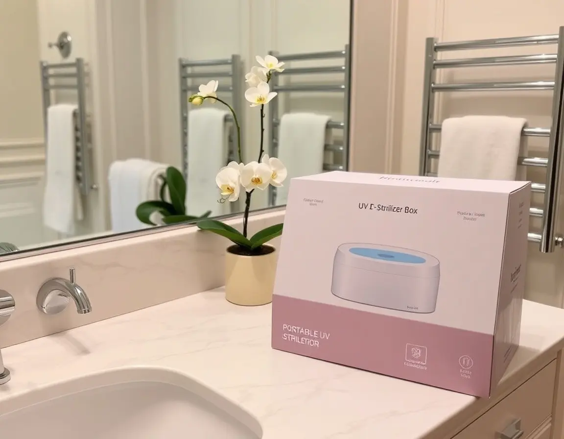 Boîte de stérilisation UV portable