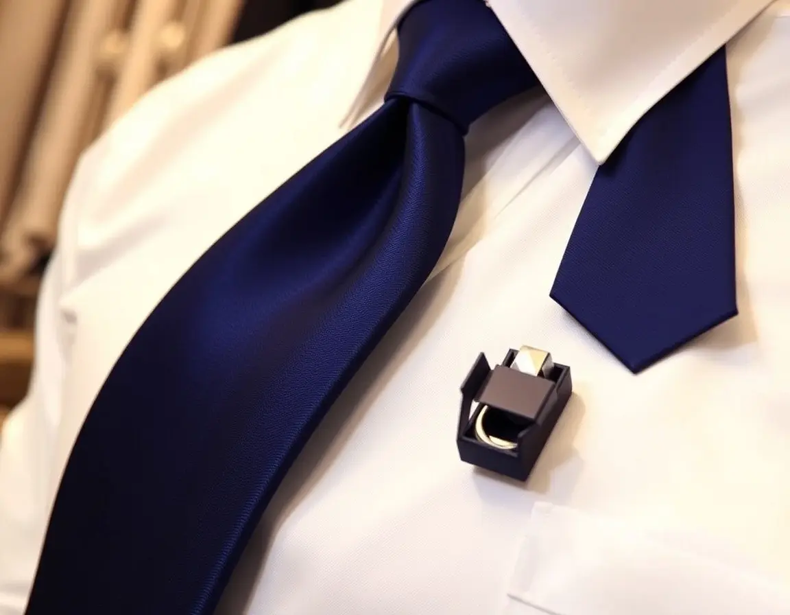 Ensemble Cravate et Boutons de Manchette Luxe