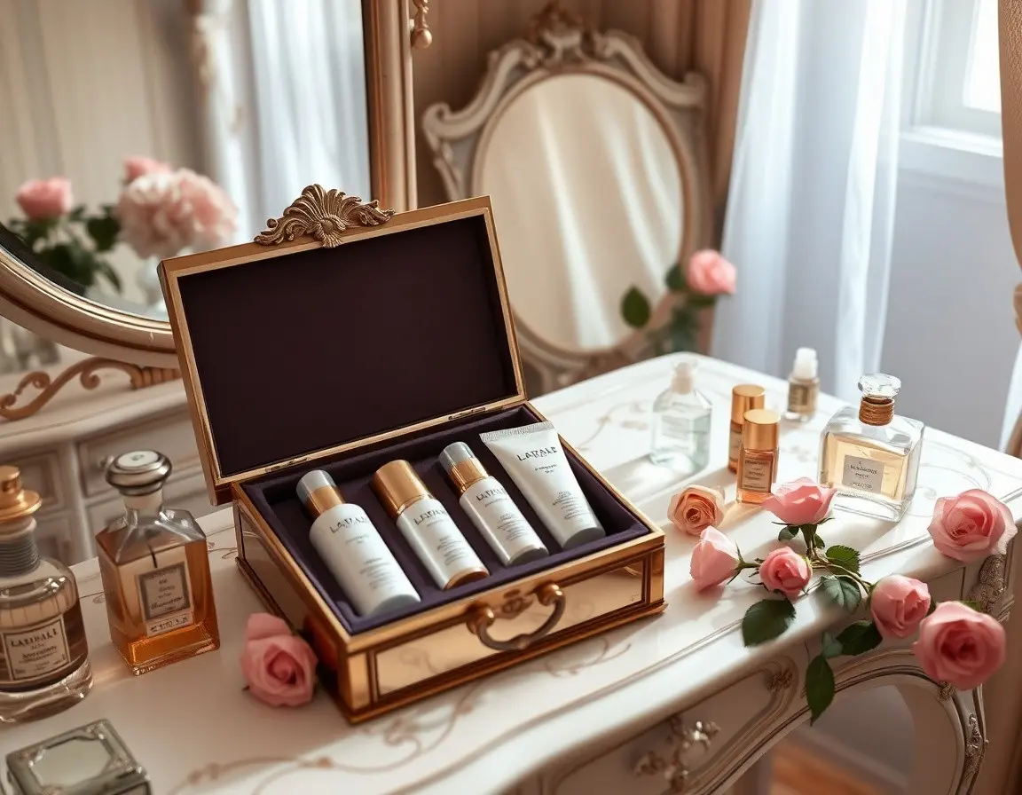 Coffret cadeau de soins de la peau