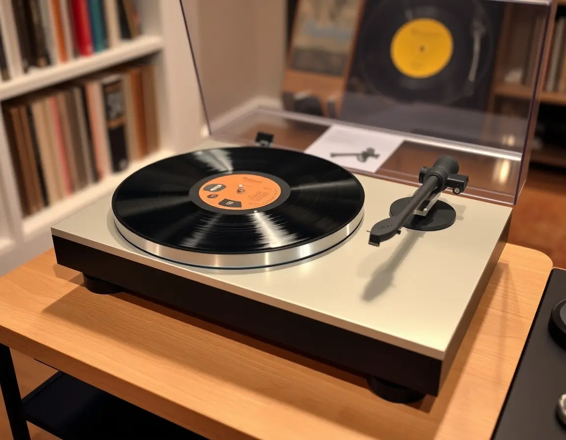 Platine vinyle haute fidélité