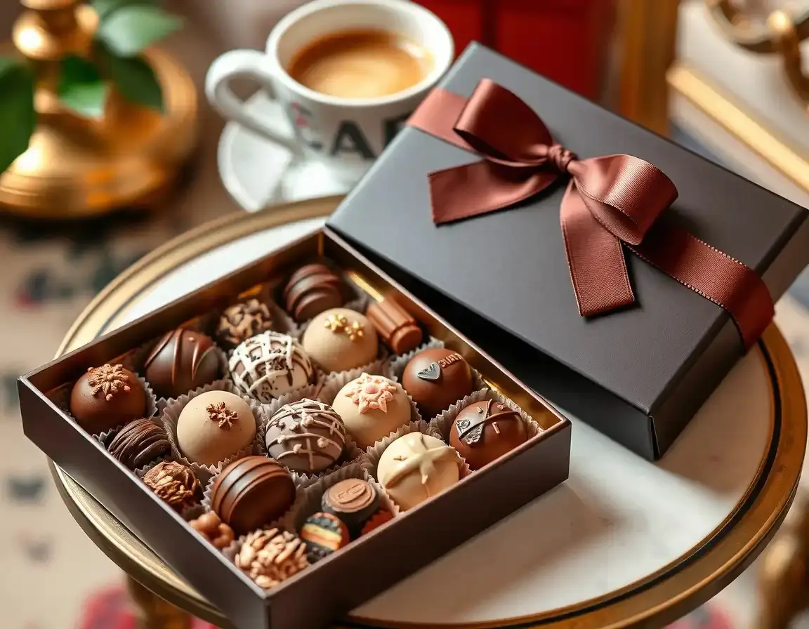 Assortiment de Truffes au Chocolat Gourmet