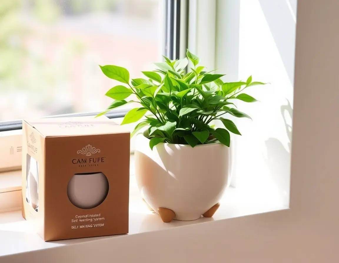 Pot de Fleur à Arrosage Automatique