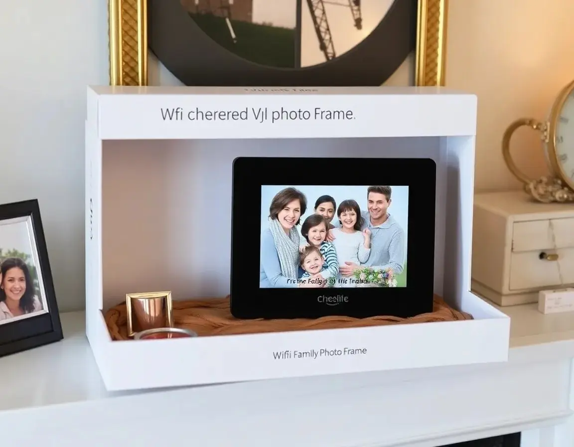 Cadre photo numérique WiFi avec contrôle par application