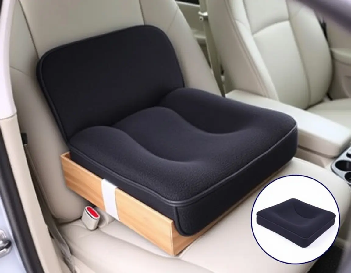 Coussin de siège auto en mousse à mémoire de forme