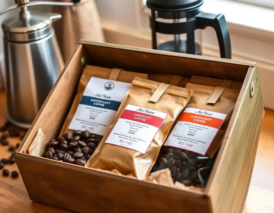 Sélection de grains de café gourmands