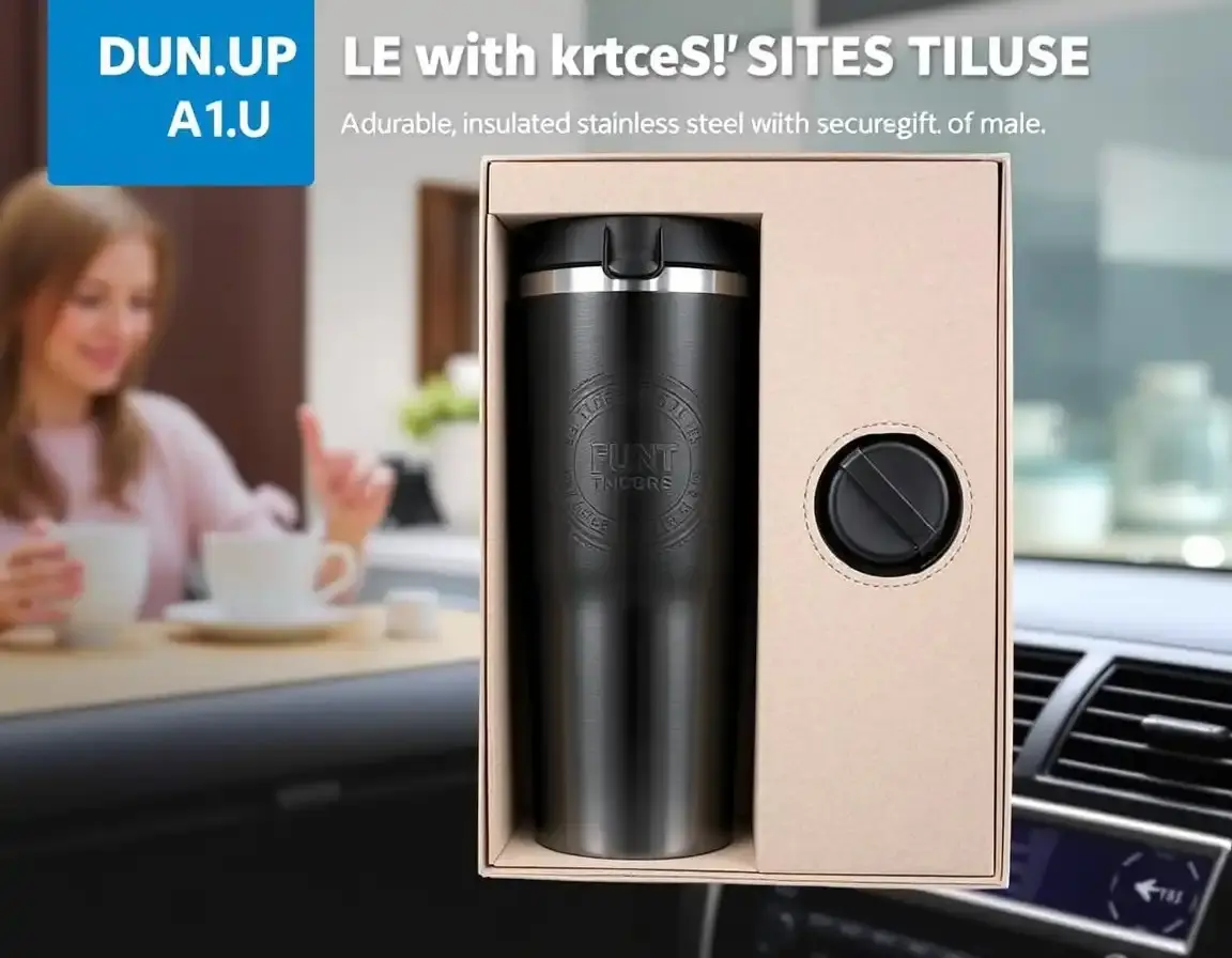 Mug de voyage en acier inoxydable