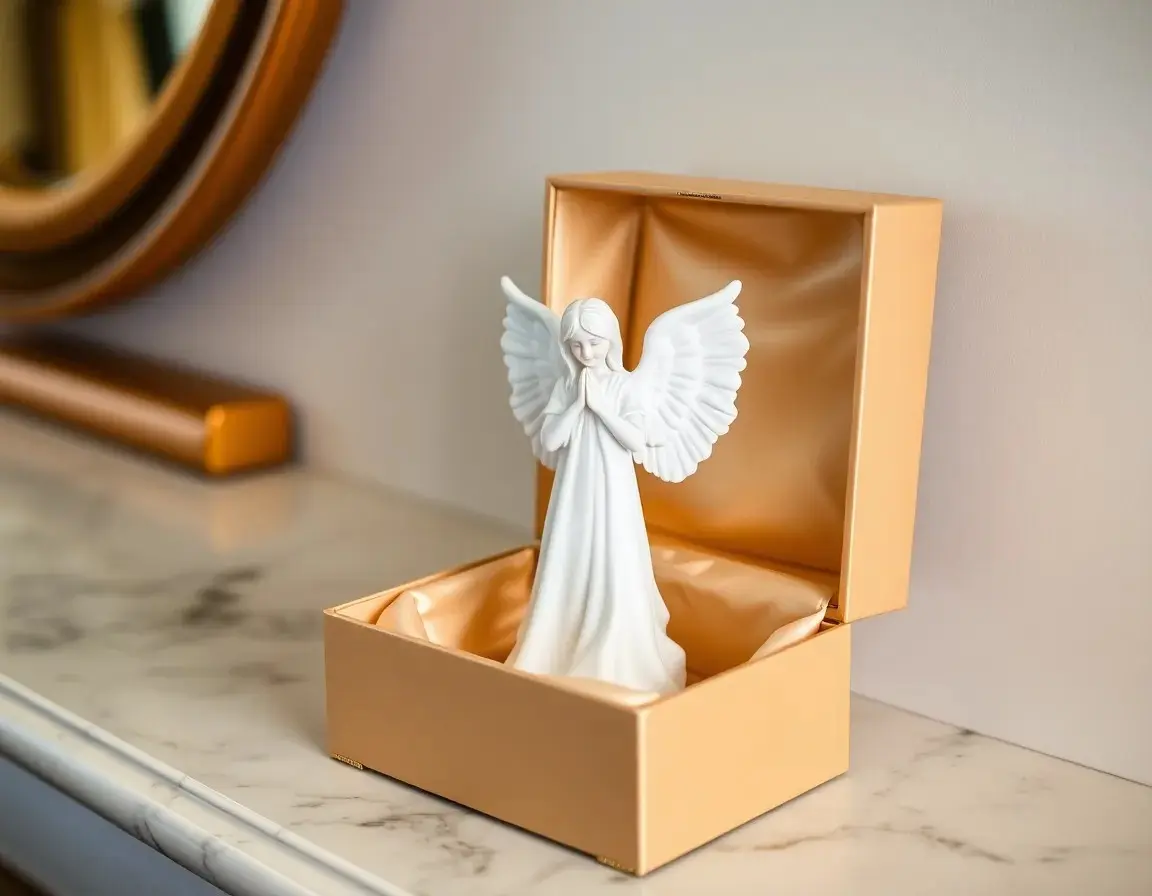 Figurine d'ange gardien