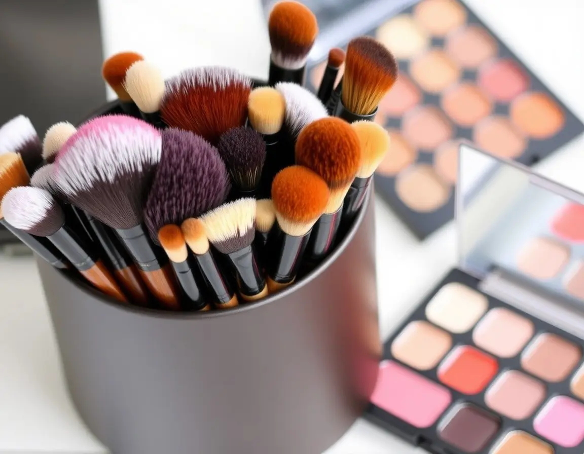 Set de Pinceaux de Maquillage Professionnels