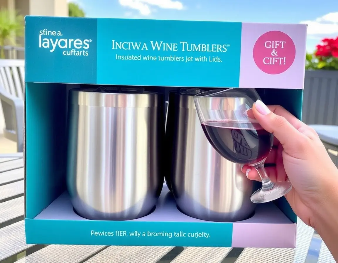 Set de Gobelets Isothermes pour Vin