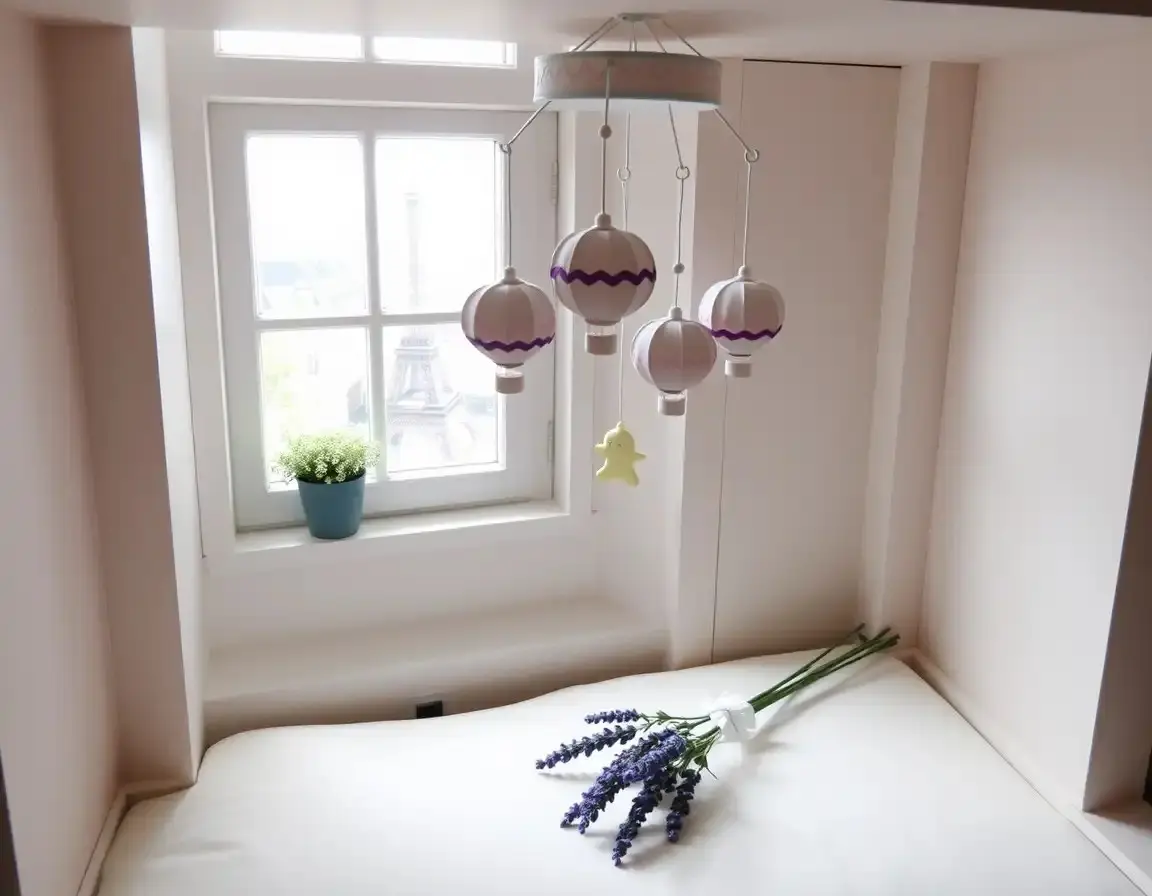 Mobile musical pour berceau