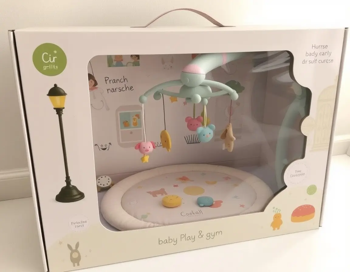 Tapis d'éveil et arche de jeu pour bébé