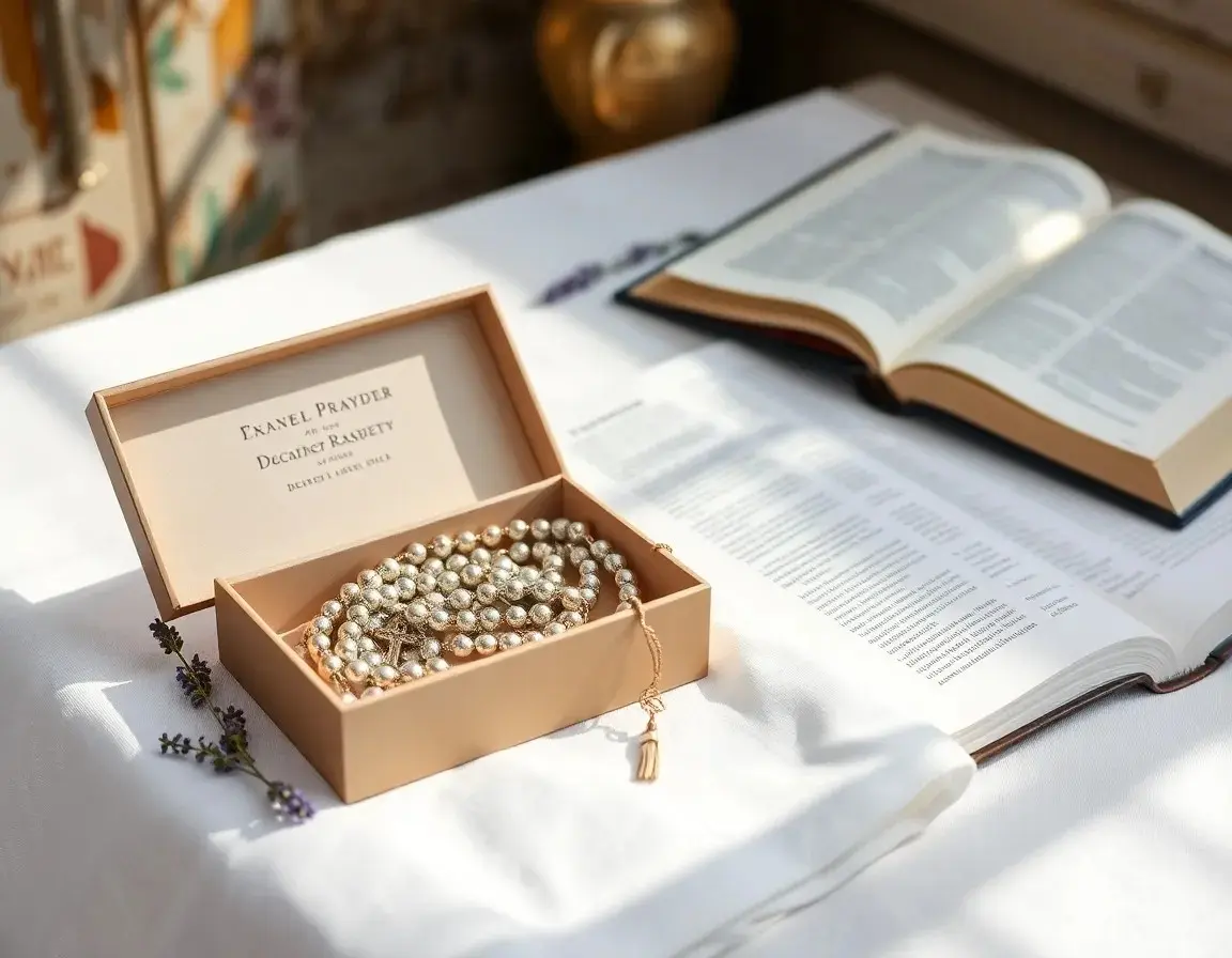 Chapelet Décoratif Petit Cadeau Baptême