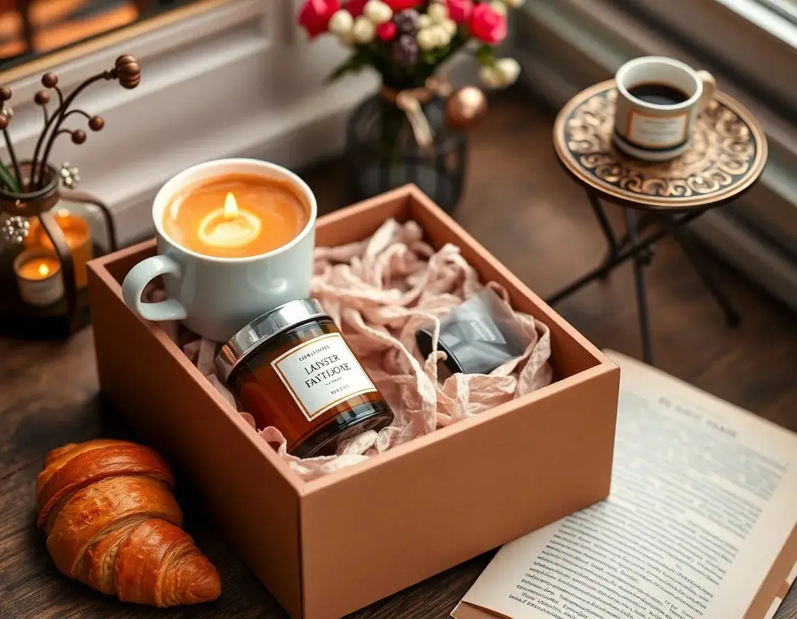 Coffret de Bougies Parfumées Idée Cadeau