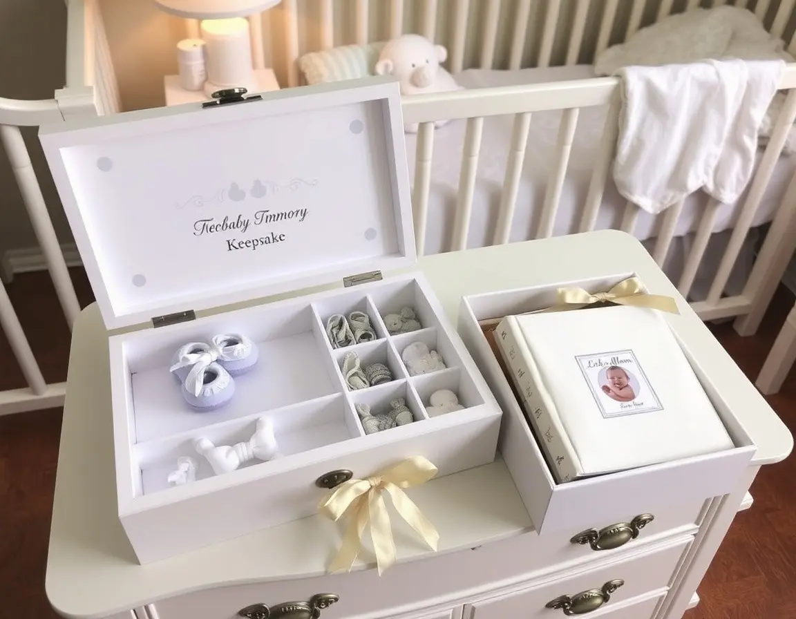 Boîte à souvenirs pour bébé