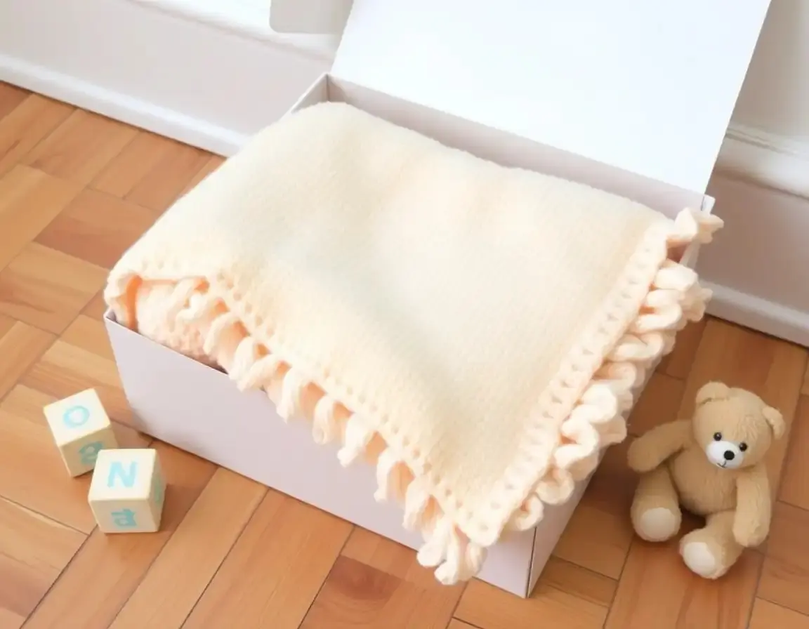 Couverture de réception de luxe pour bébé